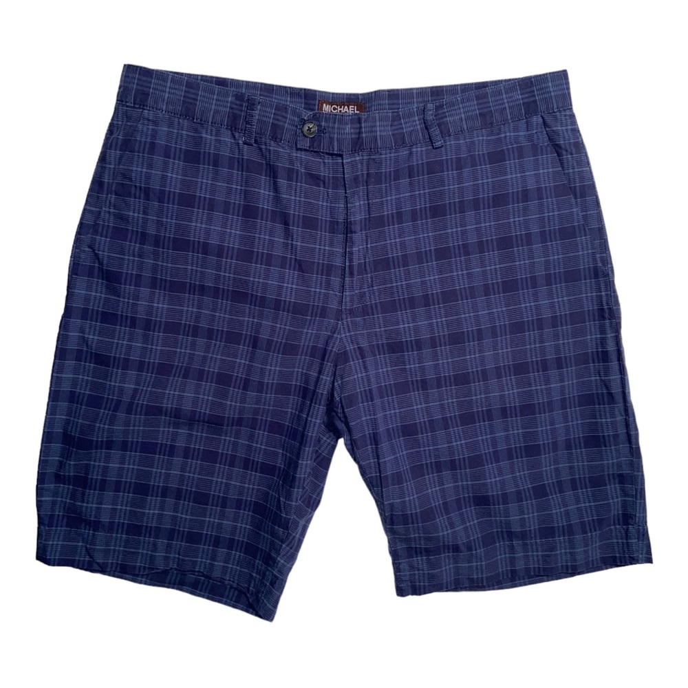 Michael Kors l Plaid Chino Shorts Size 38